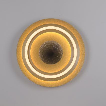JUST LIGHT. 15089-60 - Plafonnier LED CICHIO LED/36W/230V Ø 40 cm doré