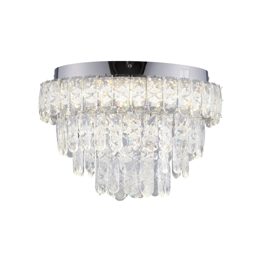 JUST LIGHT. 15092-17 - Plafonnier LED KULUNKA LED/33W/230V Ø 38 cm chrome brillant