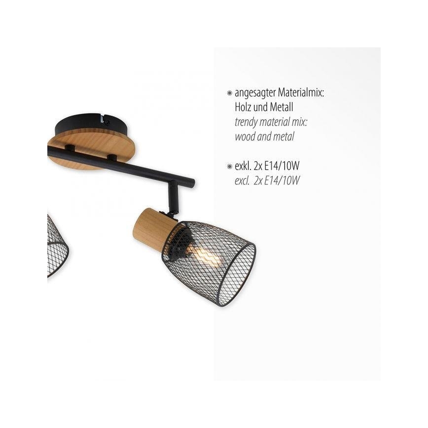 JUST LIGHT. 15192-79 - Spot TAMIS 2xE14/10W/230V