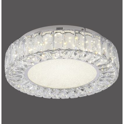 JUST LIGHT. 15221-17 - Plafonnier LED KULUNKA LED/32W/230V Ø 37 cm chrome brillant