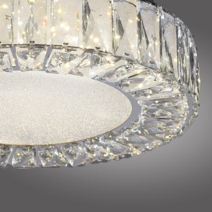 JUST LIGHT. 15221-17 - Plafonnier LED KULUNKA LED/32W/230V Ø 37 cm chrome brillant