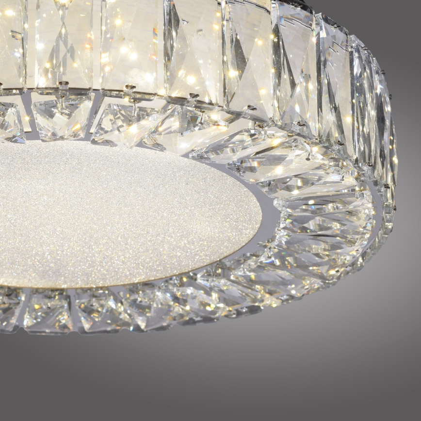 JUST LIGHT. 15221-17 - Plafonnier LED KULUNKA LED/32W/230V Ø 37 cm chrome brillant