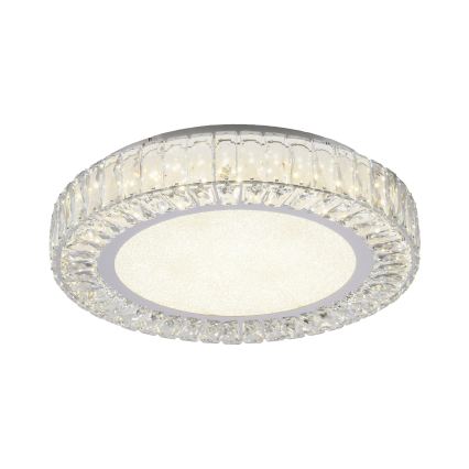 JUST LIGHT. 15222-17 - Plafonnier LED KULUNKA LED/46W/230V Ø 50 cm chromé brillant