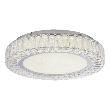 JUST LIGHT. 15222-17 - Plafonnier LED KULUNKA LED/46W/230V Ø 50 cm chromé brillant