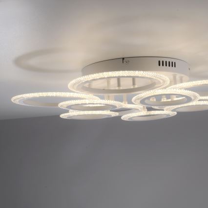 JUST LIGHT. 15268-16 - Plafonnier LED CRYSTALLO LED/48,5W/230V Ø 68,6 cm blanc