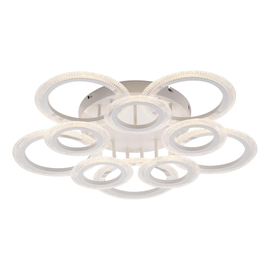 JUST LIGHT. 15268-16 - Plafonnier LED CRYSTALLO LED/48,5W/230V Ø 68,6 cm blanc