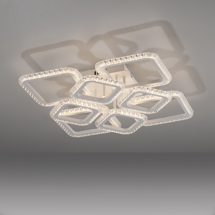 JUST LIGHT. 15269-16 - Plafonnier LED CRYSTALLO LED/43,5W/230V 49x49 cm blanc