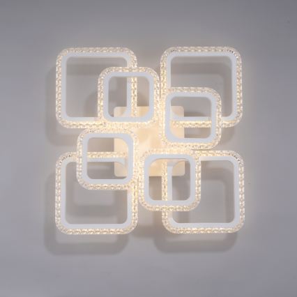 JUST LIGHT. 15269-16 - Plafonnier LED CRYSTALLO LED/43,5W/230V 49x49 cm blanc