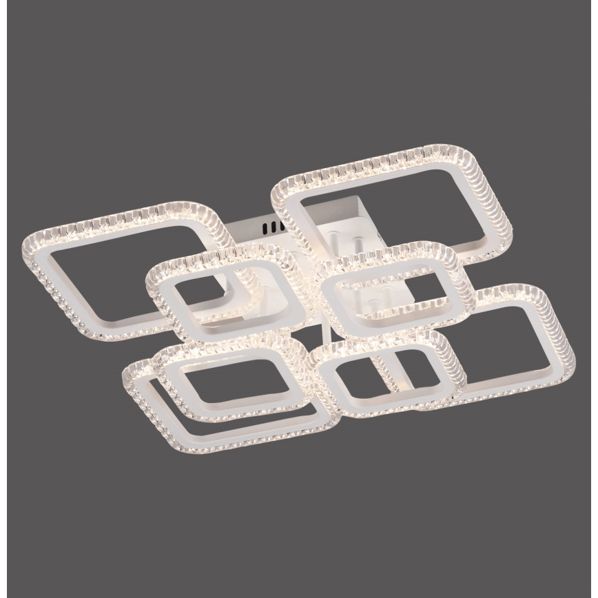 JUST LIGHT. 15269-16 - Plafonnier LED CRYSTALLO LED/43,5W/230V 49x49 cm blanc