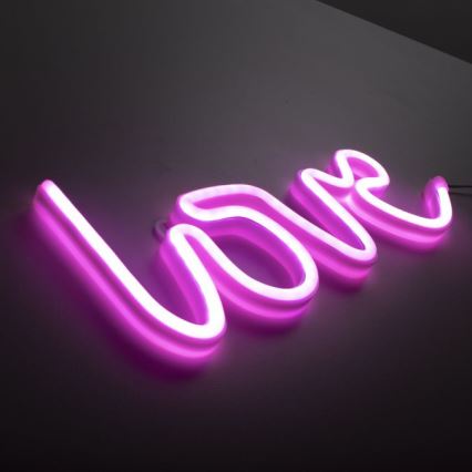 JUST LIGHT. 85021-87 - Décoration murale néon NEON LED/6,5W/5V Love