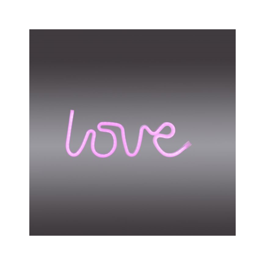 JUST LIGHT. 85021-87 - Décoration murale néon NEON LED/6,5W/5V Love