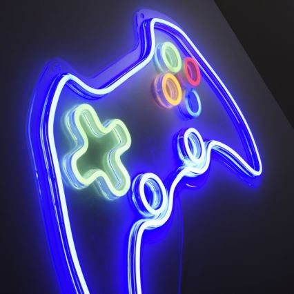 JUST LIGHT. 85022-70 - décoration murale néon LED NEON LED/6,5W/5V pour gamer