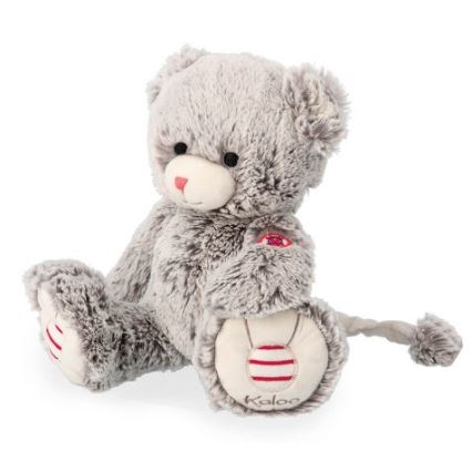 Kaloo - Peluche avec mélodie Ours ROUGE