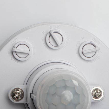 Plafonnier LED FOGLER LED/24W/230V Ø 38 cm, avec détecteur de mouvement et capteur crépusculaire