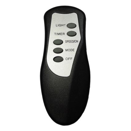 Ventilateur de sol VENETO 75W/230V noir + télécommande