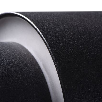 Plafonnier LED SONOR 1xGU10/10W/230V + LED/4W noir