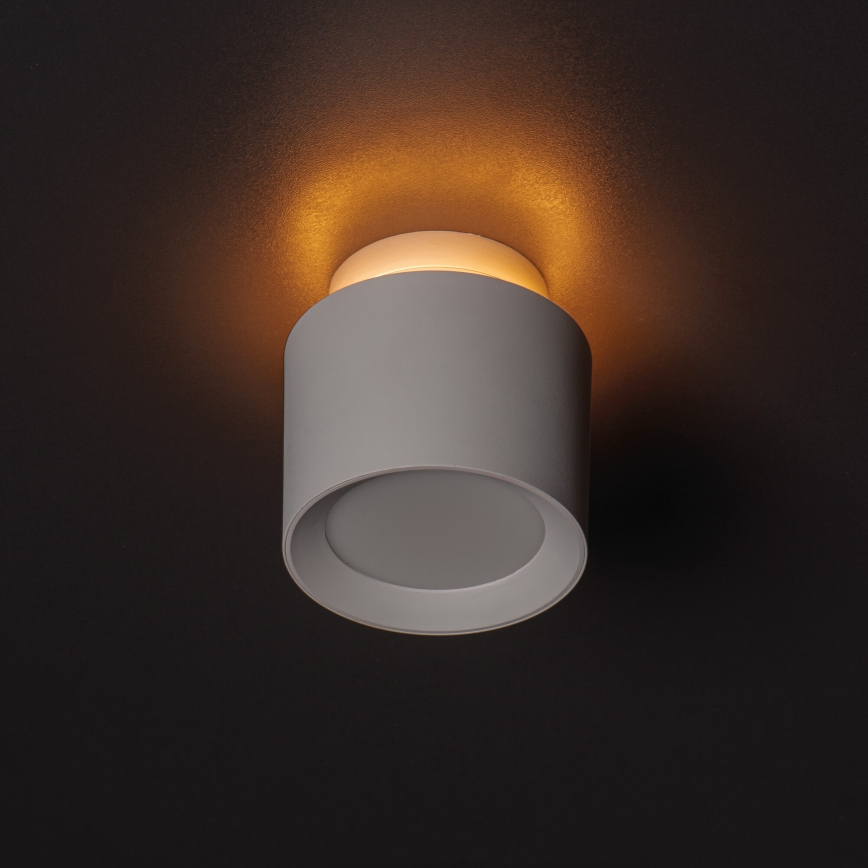 Spot encastrable LED SONOR LED/6W/230V 3000/4000/5700K + LED/1,5W 2200K Ø 9 cm blanc