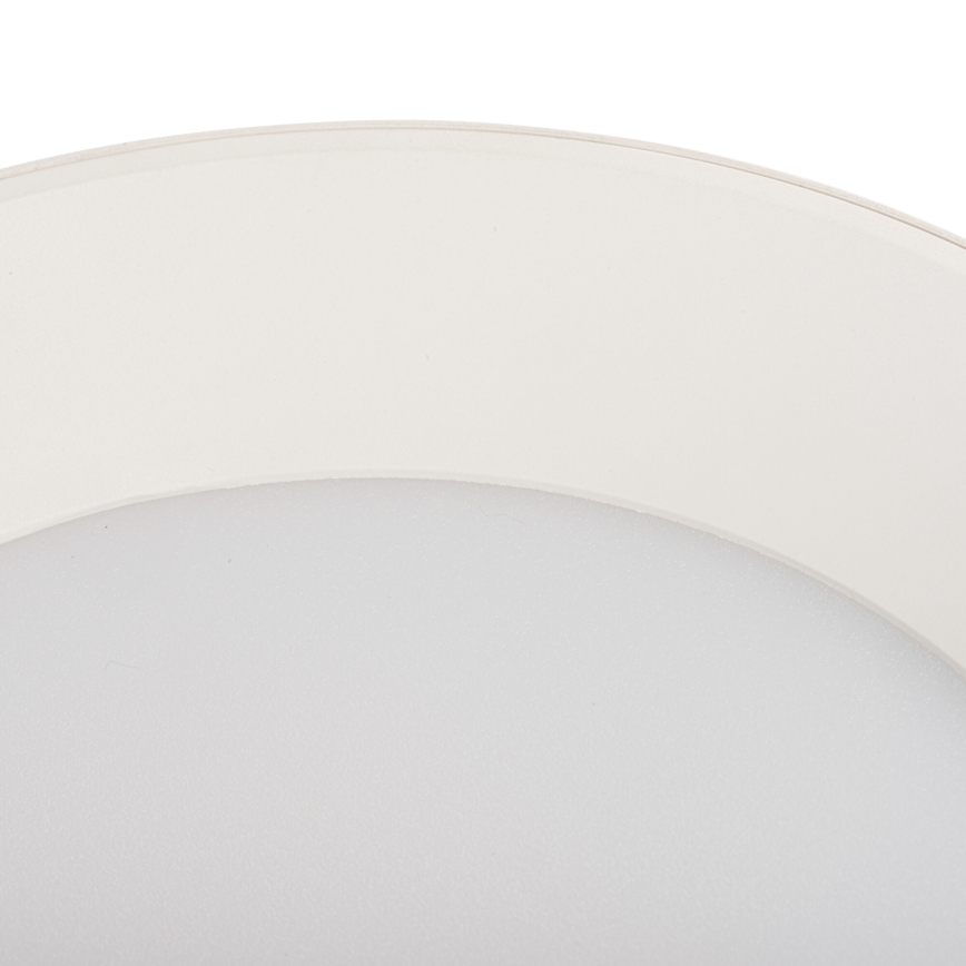 Spot encastrable LED SONOR LED/6W/230V 3000/4000/5700K + LED/1,5W 2200K Ø 9 cm blanc