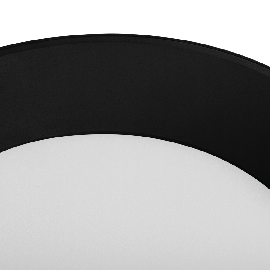 Spot LED SONOR 6W/230V (3000/4000/5700 K) + LED 1,5W 2200K, Ø 9 cm, noir