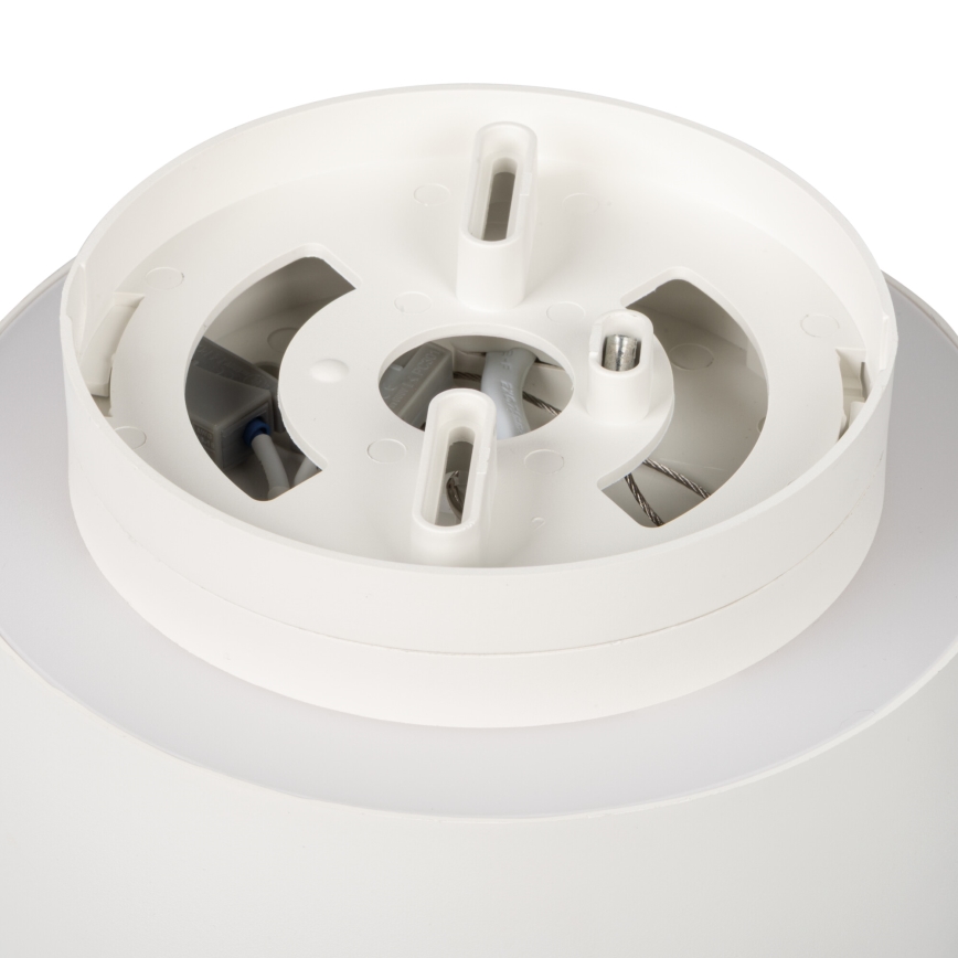 Spot LED SONOR LED/12W/230V 3000/4000/5700K + LED/1,5W 2200K, Ø 14 cm, blanc