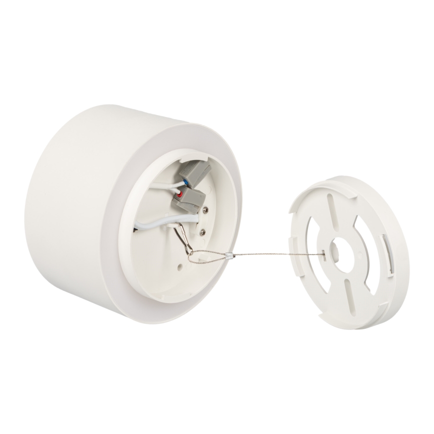 Spot LED SONOR LED/12W/230V 3000/4000/5700K + LED/1,5W 2200K, Ø 14 cm, blanc