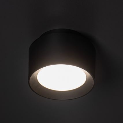 Spot LED SONOR LED/12W/230V 3000/4000/5700K + LED/1,5W 2200K Ø 14 cm noir