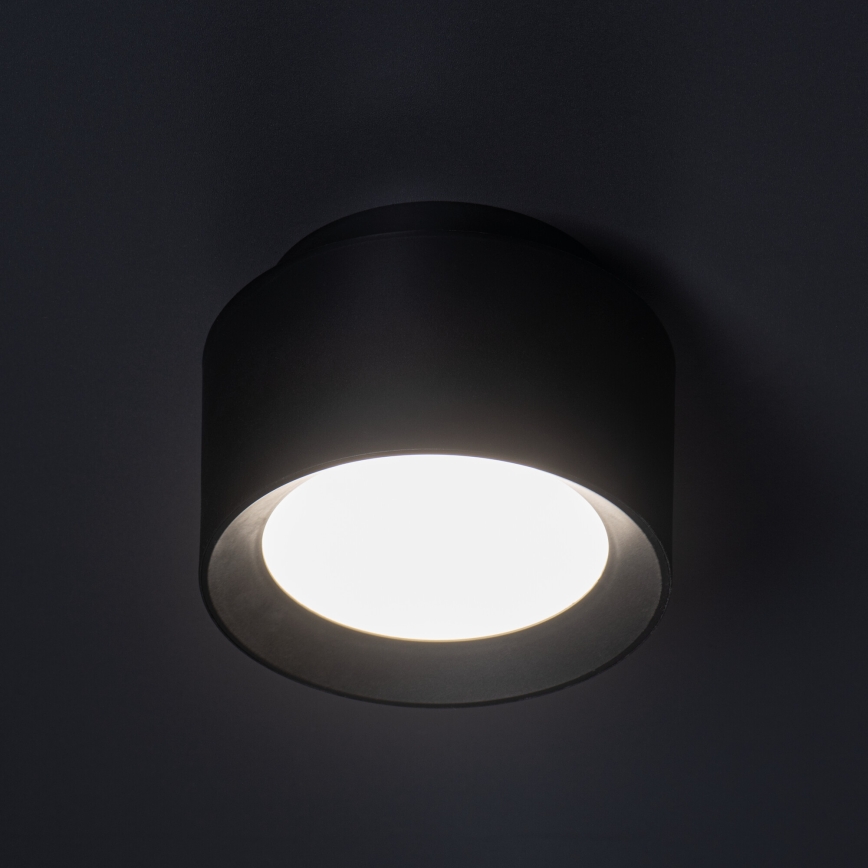 Spot LED SONOR LED/12W/230V 3000/4000/5700K + LED/1,5W 2200K Ø 14 cm noir