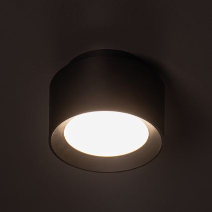 Spot LED SONOR LED/12W/230V 3000/4000/5700K + LED/1,5W 2200K Ø 14 cm noir