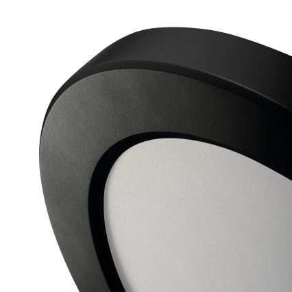 Plafonnier/ spot encastrable avec détecteur de mouvement 2en1 ERGA LED/17W/230V 3000/4000/6500K noir