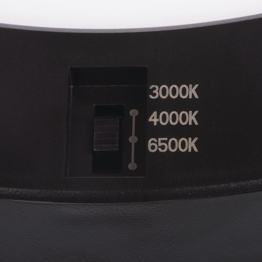 Plafonnier/ spot encastrable avec détecteur de mouvement 2en1 ERGA LED/17W/230V 3000/4000/6500K noir