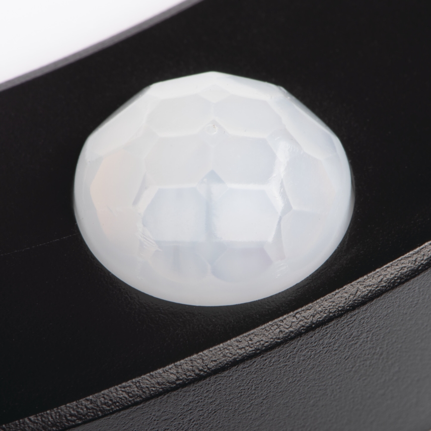 Plafonnier/ spot encastrable avec détecteur de mouvement 2en1 ERGA LED/17W/230V 3000/4000/6500K noir