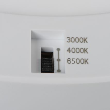 Plafonnier/ spot encastrable avec détecteur de mouvement 2en1 ERGA LED/17W/230V 3000/4000/6500K noir