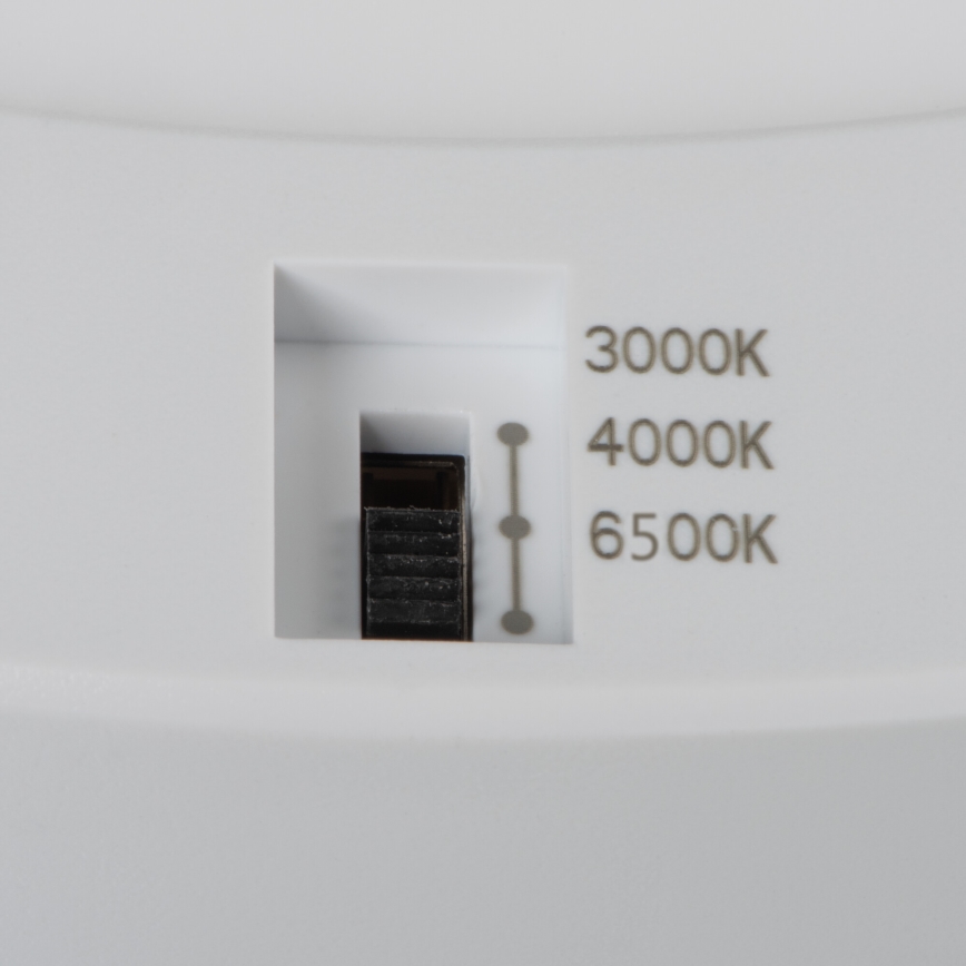 Plafonnier/ spot encastrable avec détecteur de mouvement 2en1 ERGA LED/17W/230V 3000/4000/6500K noir