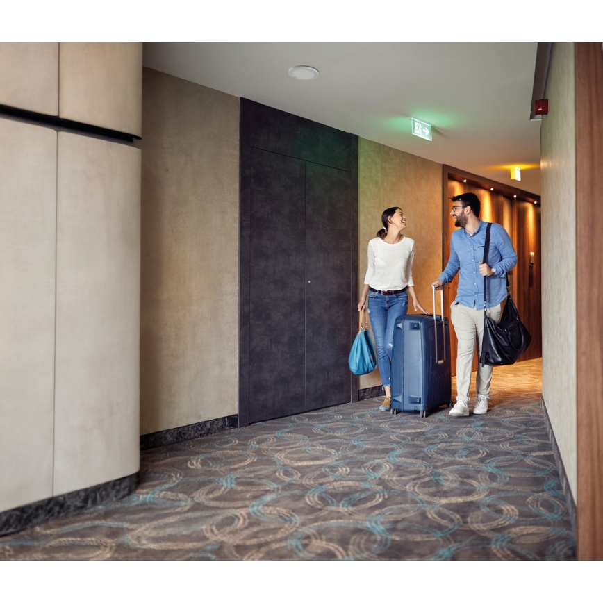 LED Plafonnier/encastrable 2 en 1 ERGA LED/17W/230V 3000/4000/6500K blanc