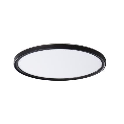 Plafonnier salle de bain AZPO LED/18,5W/230V d. 29 cm IP54 noir