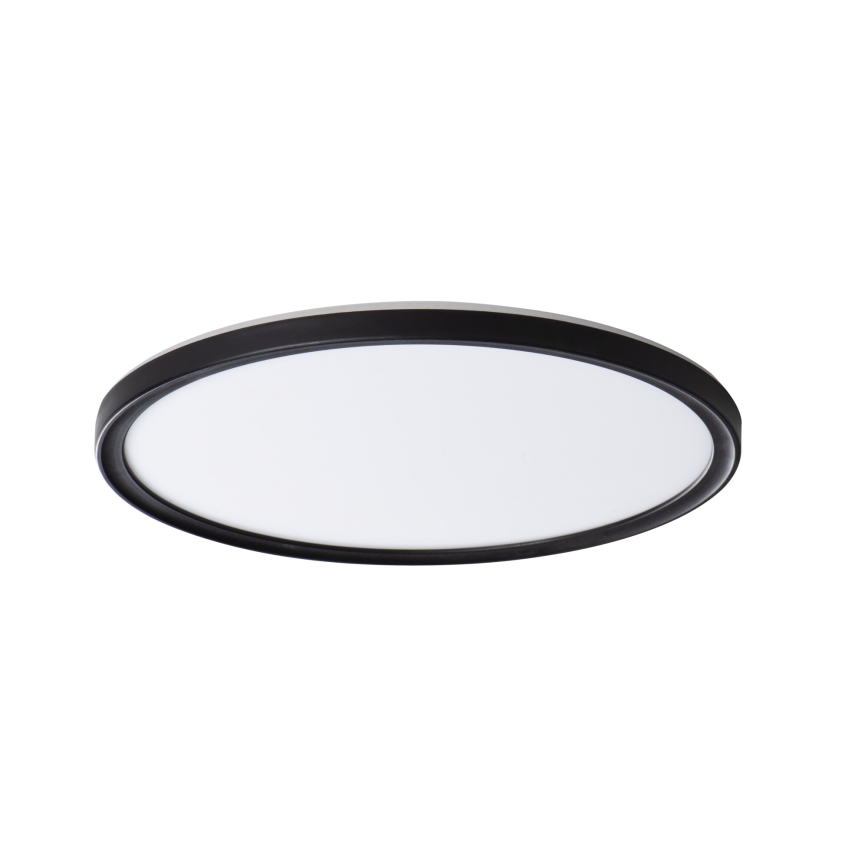 Plafonnier salle de bain AZPO LED/18,5W/230V d. 29 cm IP54 noir