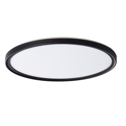 Plafonnier salle de bain AZPO LED/22W/230V d. 42 cm IP54 noir