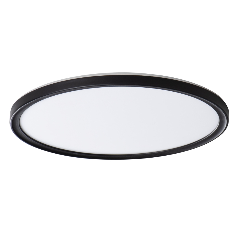 Plafonnier salle de bain AZPO LED/22W/230V d. 42 cm IP54 noir