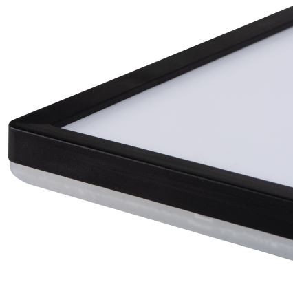 Plafonnier salle de bain AZPO LED/17,5W/230V IP54 noir