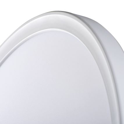 Plafonnier LED AZPO 22W/230V 3000/4000/6000K Ø 42 cm IP54 blanc