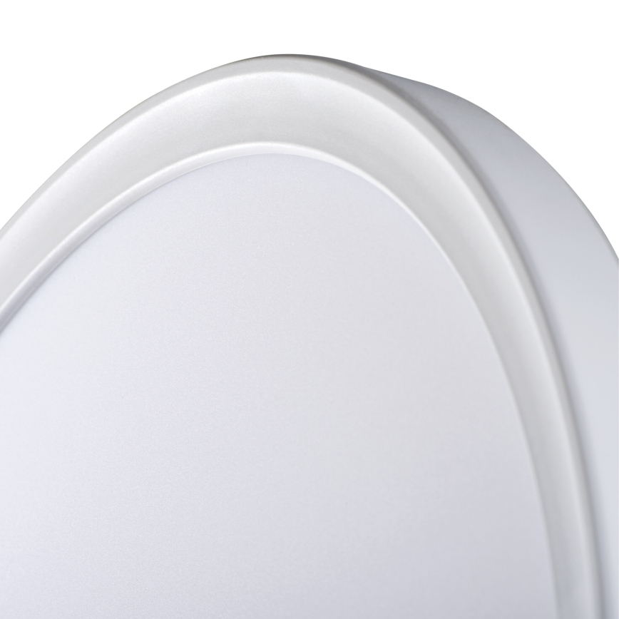 Plafonnier LED AZPO 22W/230V 3000/4000/6000K Ø 42 cm IP54 blanc