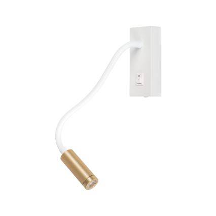 Lampe flexible LED TONIL LED/3,3W/230V blanc/doré