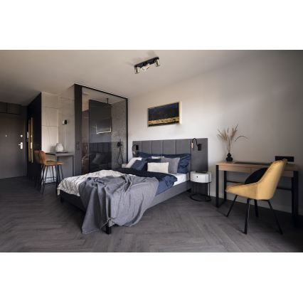 Lampe flexible LED TONIL LED/3,3W/230V noir/doré