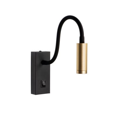 Lampe flexible LED TONIL LED/3,3W/230V noir/doré