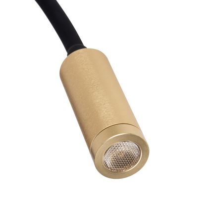 Lampe flexible LED TONIL LED/3,3W/230V noir/doré