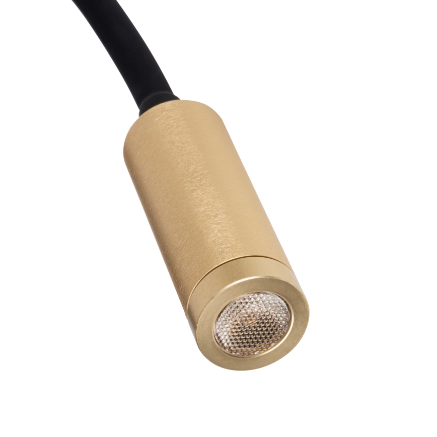 Lampe flexible LED TONIL LED/3,3W/230V noir/doré