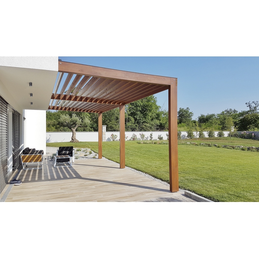 Spot extérieur AQILO 1xGU10/7W/230V IP65 noir