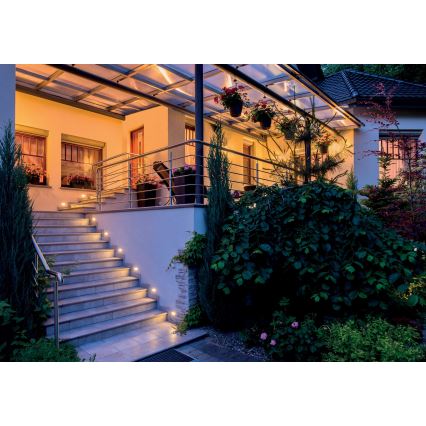 Lumière intégrée GLASI LED/3W/230V 4000K IP44 noire