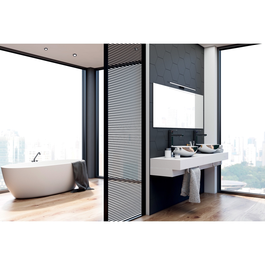 Eclairage miroir de salle de bain ASTIM LED/12W/230V IP44 noir