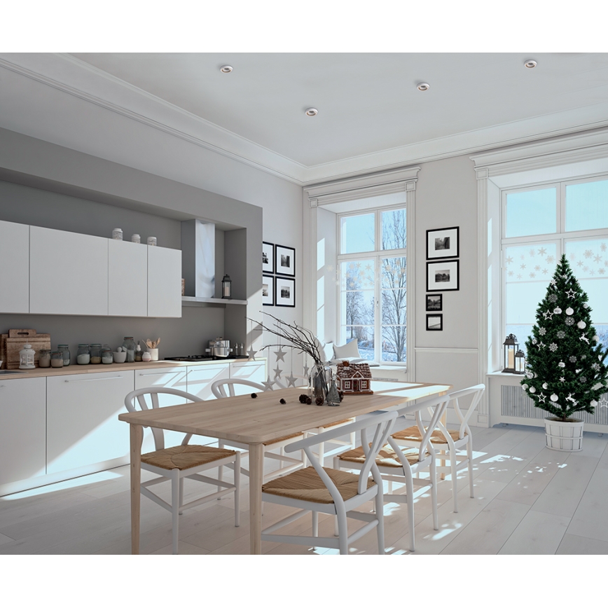 Luminaire encastré ELICEO GU10/10W blanc/doré